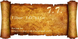 Tibor Tábita névjegykártya
